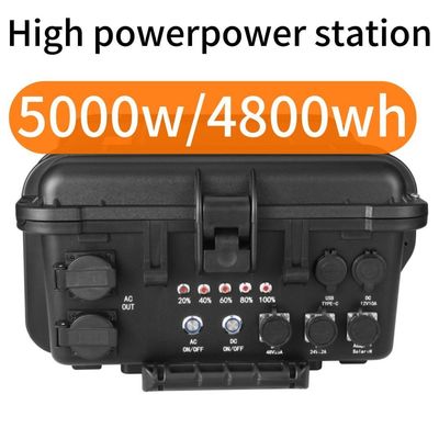 5000W Multifunctional Portable Power Station with LT-50 Lithium Iron Phosphate Battery
