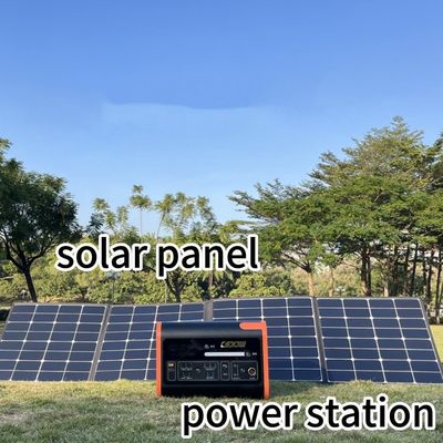 51.52V40ah 3.22V*16s Battery Capacity Solar Generator 2200W with 2500W Solar Panels