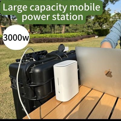 Multifunctional 3000W3000wh Outdoor Solar Power Station with AC Pure Sine Wave Output