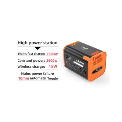 Type-C 40ah 2200W Solar Generator with Overcharge Protection and Portable Charging