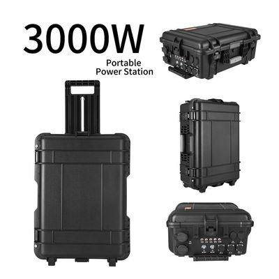 3000W Emergency Power Reserve Portable Power Station with 48V62.5ah Battery Capacity
