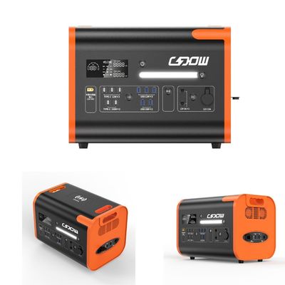 2048wh 2200W Portable Solar Energy Storage Power Station with Pure Sine Wave Inverter