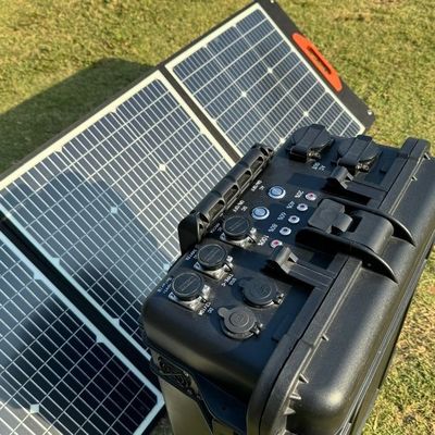 Home Portable Solar Generator with AC Output Current 15A Max 4000 Watt Power Station