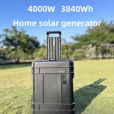 Outdoor Energy Storage LiFePO4 Battery 4000W Portable Solar Panel Camping Power Station