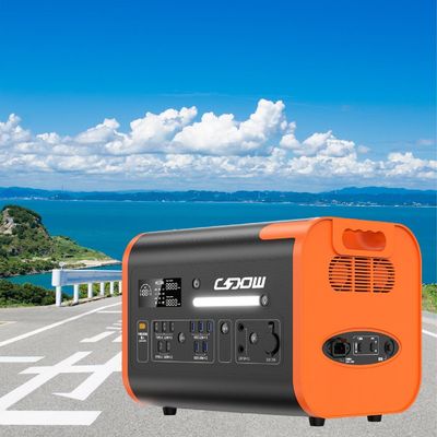 Customizable Black LiFePO4 Lithium-Ion Battery Poratable Power Station with LCD Screen