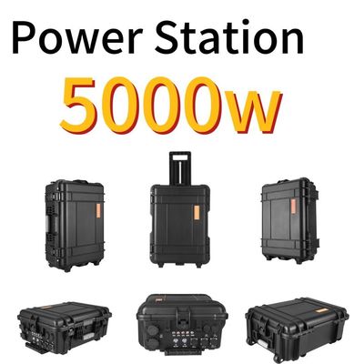 Pure Sine Wave Inverter Type Outdoor 5000W Large Capacity Lithium Solar Power Station