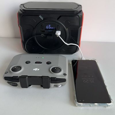 Modified Wave AC Output Portable Power Station 200W with LED Light and QC3.0 Output