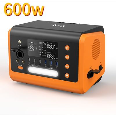 Emergency Standby Storage 600W Portable Outdoor Power Station with Fast Charge 1 Hour
