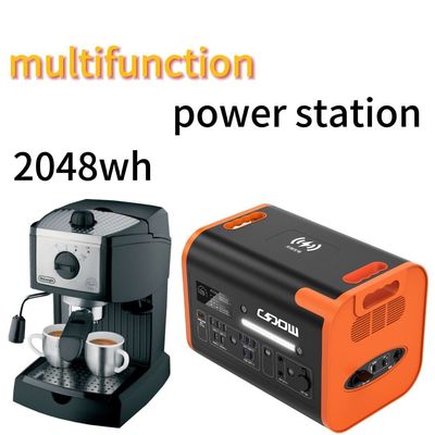 2200W/2048wh 40ah Outdoor Adventure Portable Power Station with and Durable Life Span