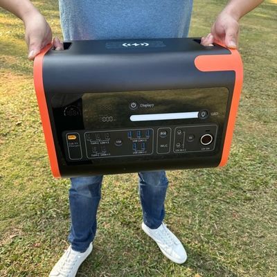 Portable Power Station with 3500W Constant Power Output and Liquid Crystal Display Screen