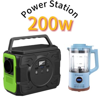 200W/173wh Lithium Battery Portable Solar Power Station with Ec5 Output 12V/200-300A