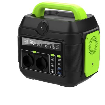 600W Outdoor Lithium-Ion Battery Power Station with LED Lighting and QC3.0 Output