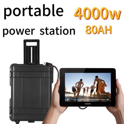 4000W80ah/UPS Pure Sine Wave BMS Battery Powered System for Portable Energy Solution