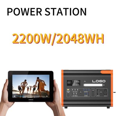 Big Capacity 2400W Solar Charge Outdoor Power Station for All Compatible Devices