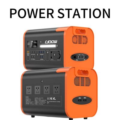 Large-Capacity 2048wh/40ah Portable Emergency Power Station with 15W Wireless Charging