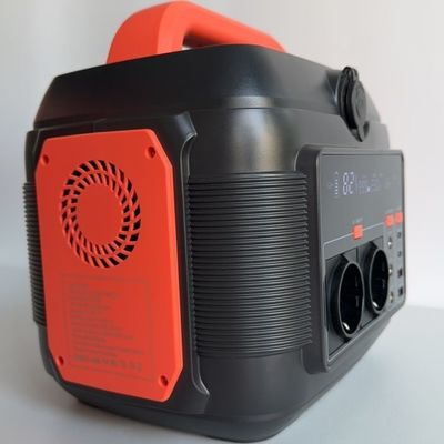 Outdoor Mobile Power Station with 600W Solar Panel Charging and Sinusoidal Wave Output