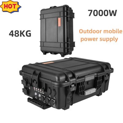 7000W Camping Solar Portable Charging Power Station with 15A Max AC Output Current