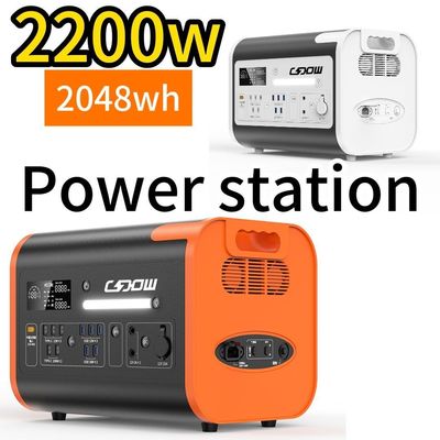 2200W/40ah 2024 Energy Portable Power Station Black Orange Colour for Outdoor Travel