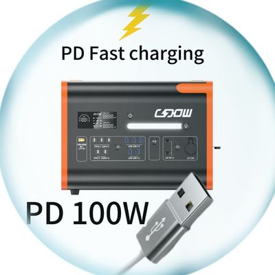 2200W AC DC C-Type Battery Backup Power Emergency Portable Power Station Customizable