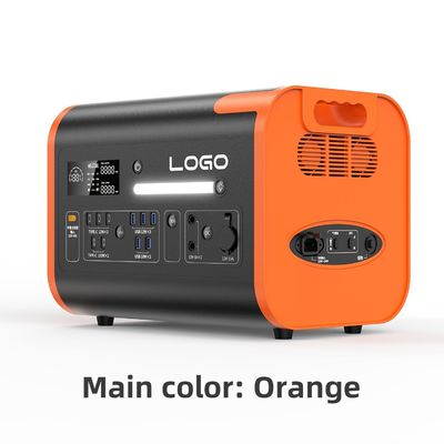 2200W AC DC C-Type Battery Backup Power Emergency Portable Power Station Customizable