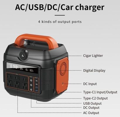 600W/576wh Emergency Power Station for Outdoor and Home Power Supplying Solution