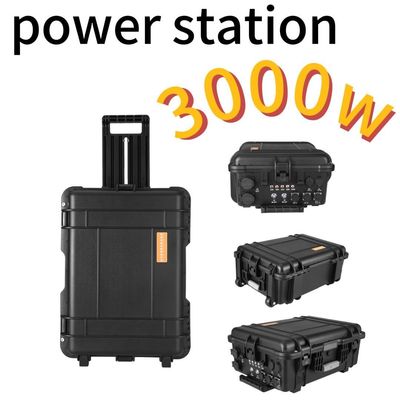 Travel 3000W/220V/110V/UPS Pure Sine LiFePO4 Backup Battery Camping Portable Power Station