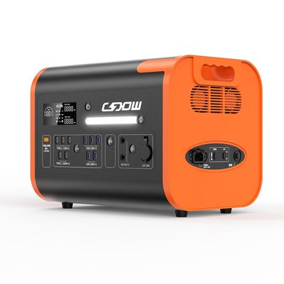 3kw Mobile Power Station with Overload Protection Function and 15W Wireless Charging