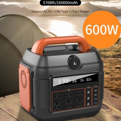 Portable 600W Emergency Solar Generator Power Station for Mobile Charging Solutions