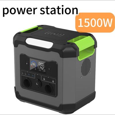 Multifunctional 1500W-1344wh Portable Mobile Power Station for Emergency Preparedness