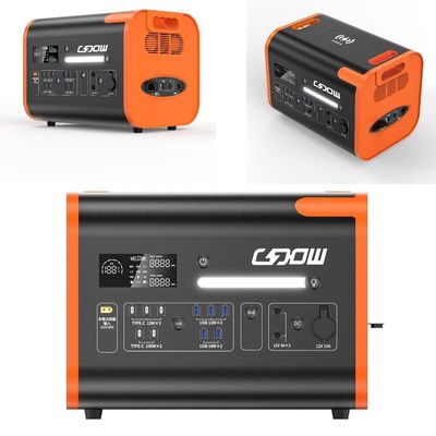 LiFePO4 Energy 2200W/2400W Solar Generator Portable Power Station Life Span 2000 Times