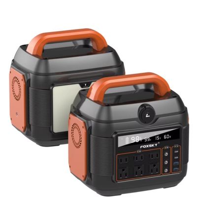 11W LED Lighting 220V/110V AC Output 600W Lithium Battery for Portable Power Station