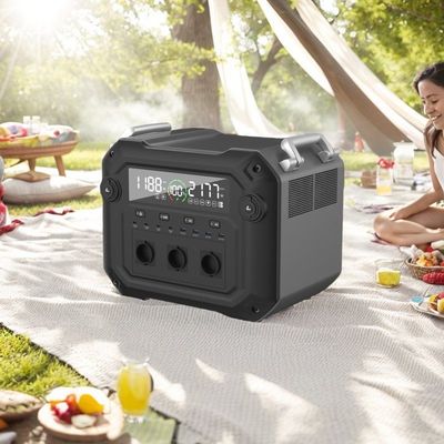 Inverter Bidirectional Inverter 2500W for Camping Outdoor Home Portable Power Station