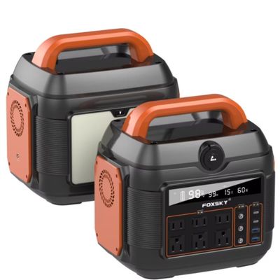 600W Solar Power Portable Outdoor Energy Storage Power Station with Lithium Battery