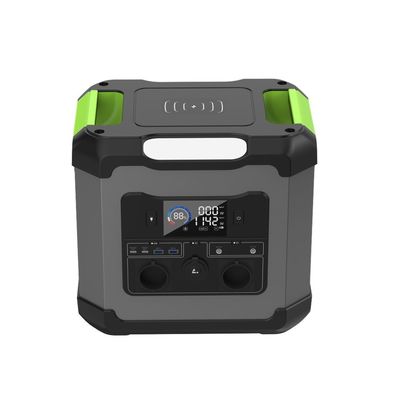 Portable Power Station 1500W AC Output Power and Type-C2 Output 12V/2.25A for Emergency