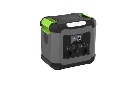 Portable Power Station 1500W AC Output Power and Type-C2 Output 12V/2.25A for Emergency