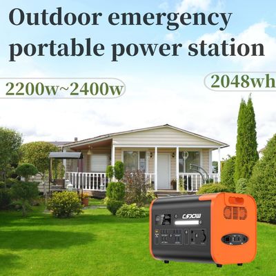 Energy Storage Portable Power Station Wireless Charging 15W Constant Power Output 3500W