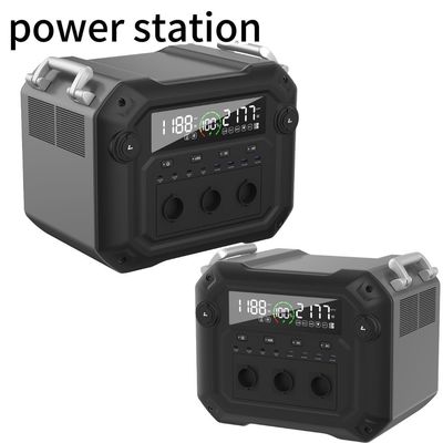 Energy Storage Portable Power Station with 1200W AC Input and 3600W/3430.4wh Capacity