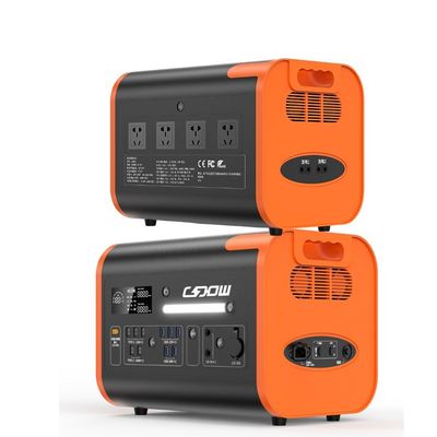 Pure Sine Wave Inverter 2200W Portable Power UPS for Energy Storage in Black Orange