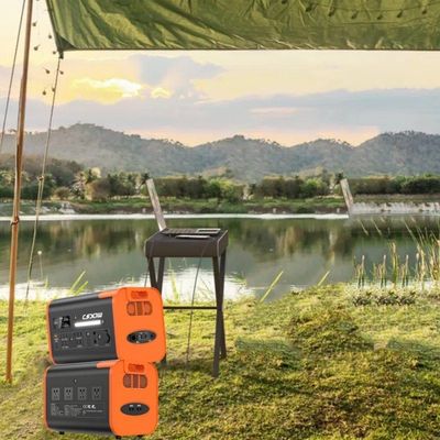800W Solar Charging 2200W/2048wh/40ah Portable Power Station for Outdoor Excursions