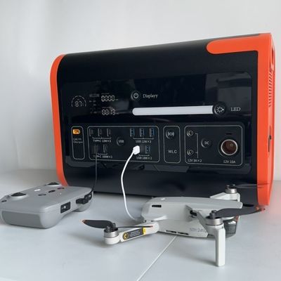 1000W 2200W Portable Solar Generator Battery Energy Storage System USB Power Station