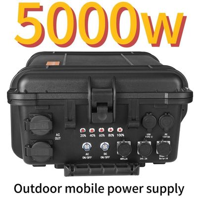 Low Temperature Protection 5000W AC LiFePO4 Solar Generator for Household Outdoor