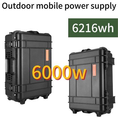 6000W Portable Rechargeable Solar Wind Power Station for Live Broadcast and Outdoor