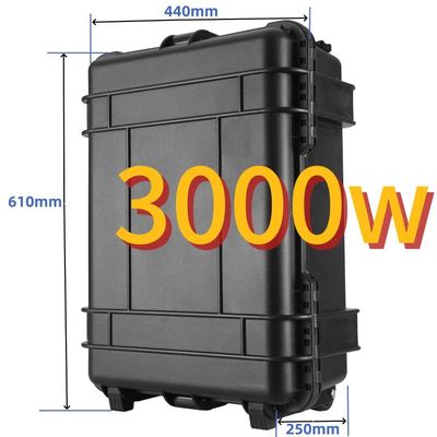 3000W Outdoor Mobile Power Solar Generator with Emergency Portable Power Station