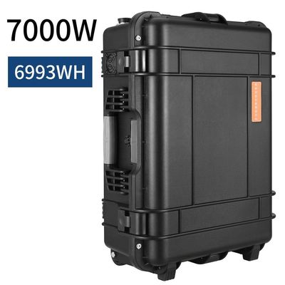 7000W/6993wh Solar Generator Emergency Portable Power Station for Outdoor and Emergency