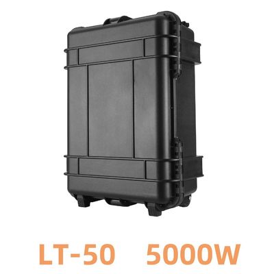 Outdoor Travel Solar Power Station Black Customizable Pure Sine Wave Inverter USB Charging