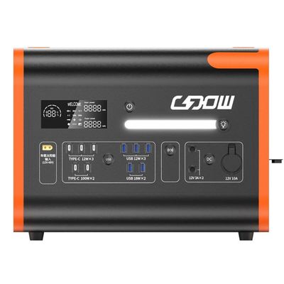 40ah/2200W/2048wh Hot Orange Household Portable Energy Storage Power Station for Outdoor