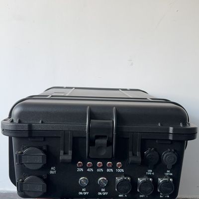Solar Drone Powerhouse 3000W Emergency Generator Station Portable Pull Rod with Pulley