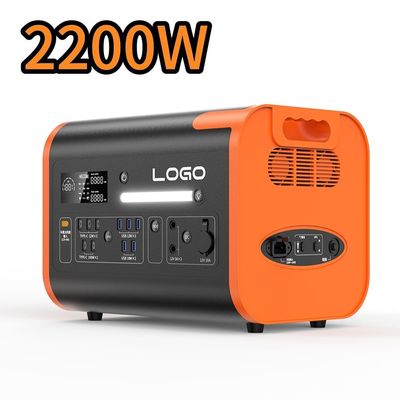 2200W Output Mobile Power Portable Power Station for Emergency and Energy Storage