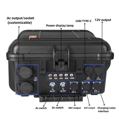 Outdoor Adventure Universal 8000W Peak Power Charging Emergency Power Portable Station