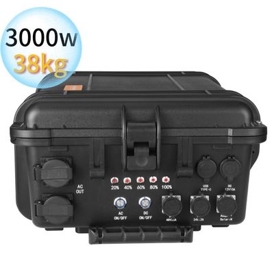 Black Super Large Portable Power Station 3kw/4kw/5kw/6kw/7kw Emergency Energy Storage
